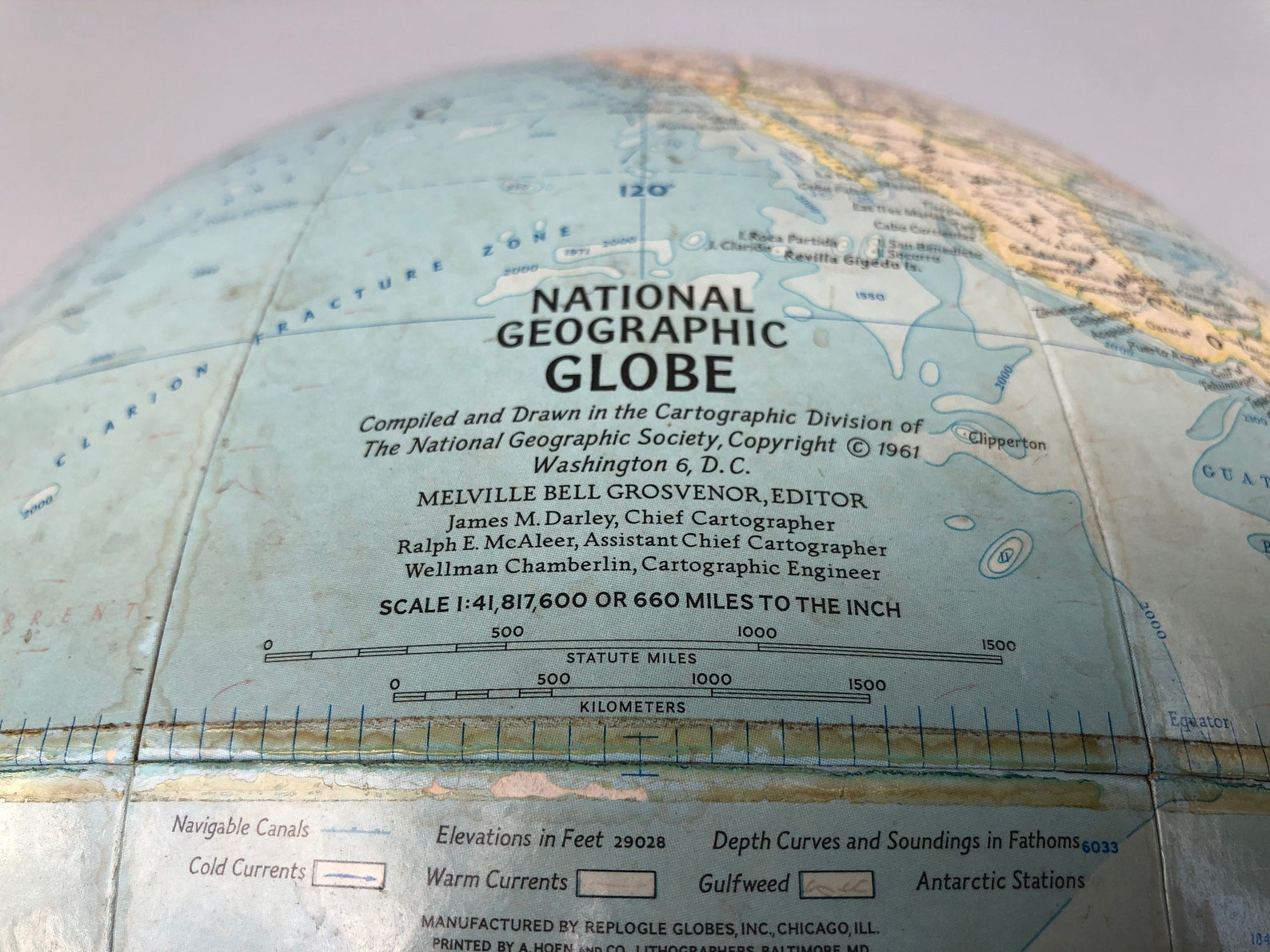 Vintage National Geographic 12 Globe 1961 Free | Etsy