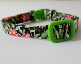 Liberty-inspired Boutique Handmade Safety Release Cat Collar Christmas charms  Xmas Halloween Cute Pet Gift