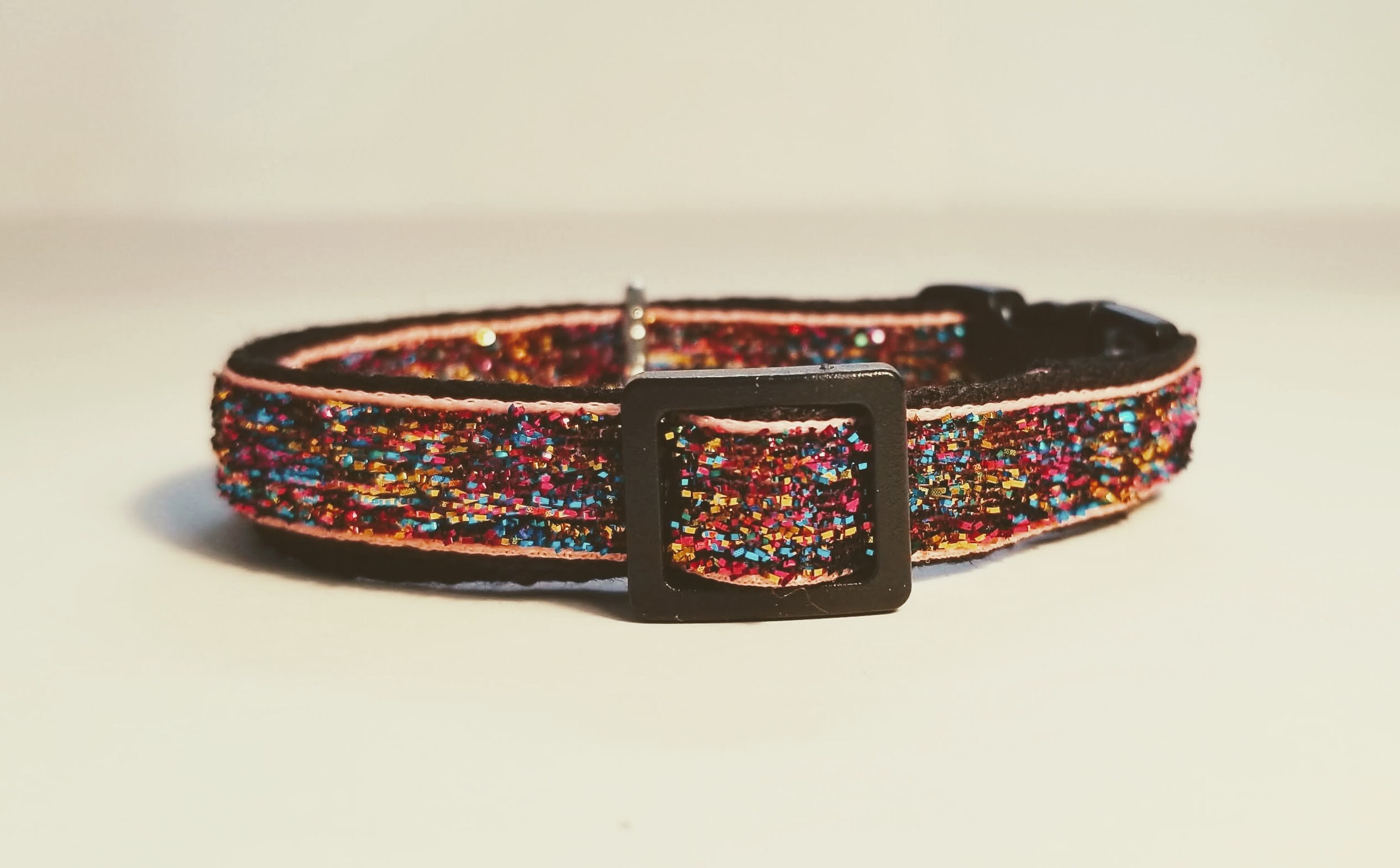Multicolour Glitter sparkle Kitty Cat Collar boutique unique Etsy