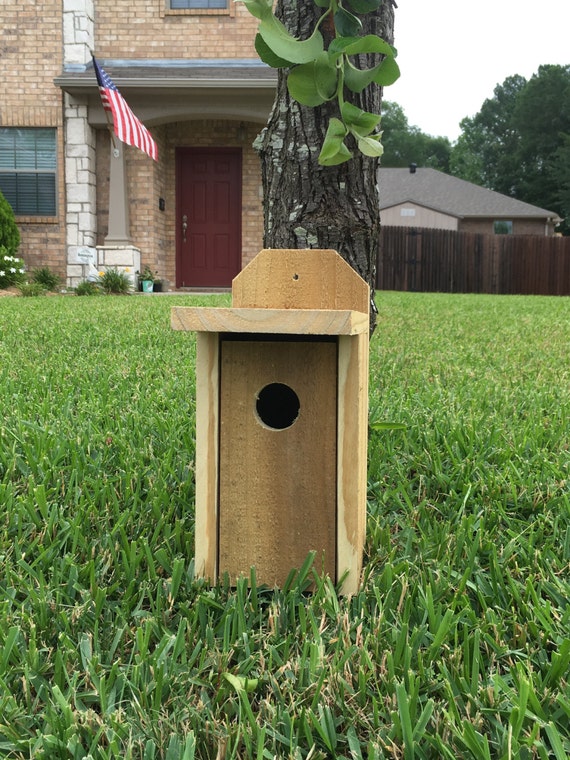 Items Similar To Flat Top Bird House On Etsy
