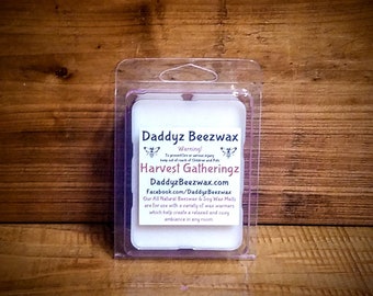 Harvest Gatheringz: Scented All Natural Beeswax Coco Creme Wax Melts! 6 Blocks Per Pack.