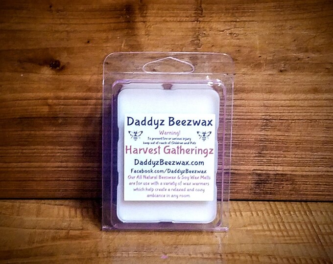 Harvest Gatheringz: Scented All Natural Beeswax Coco Creme Wax Melts! 6 Blocks Per Pack.