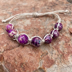 Natural Hemp Magnesite Bracelet