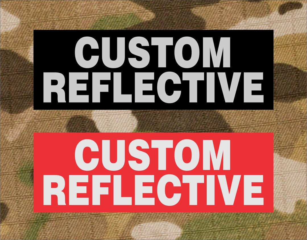 Custom Reflective Patch - 1x5