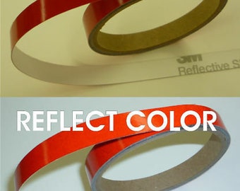 Reflective Safety Tape Self Adhesive pinstripe Sticker Strip Decal 26FT Roll 1CM Reflective Safety Tape Self Adhesive pinstripe Sticker Strip Decal 26FT Roll 1CM