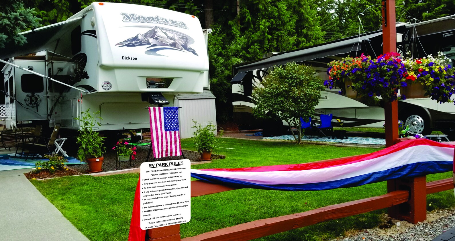 Custom RV Park Rules Sign 13 X 15 Aluminum Sign Etsy