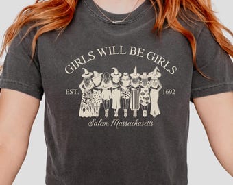 Witchy Halloween Comfort Colors, Feminist Women's Empowerment T-Shirt, Witches Wiccan Vibes, Mystical Witches, Salem Girls Trip,Witchy Coven