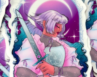 Sapphic Knight Sticker
