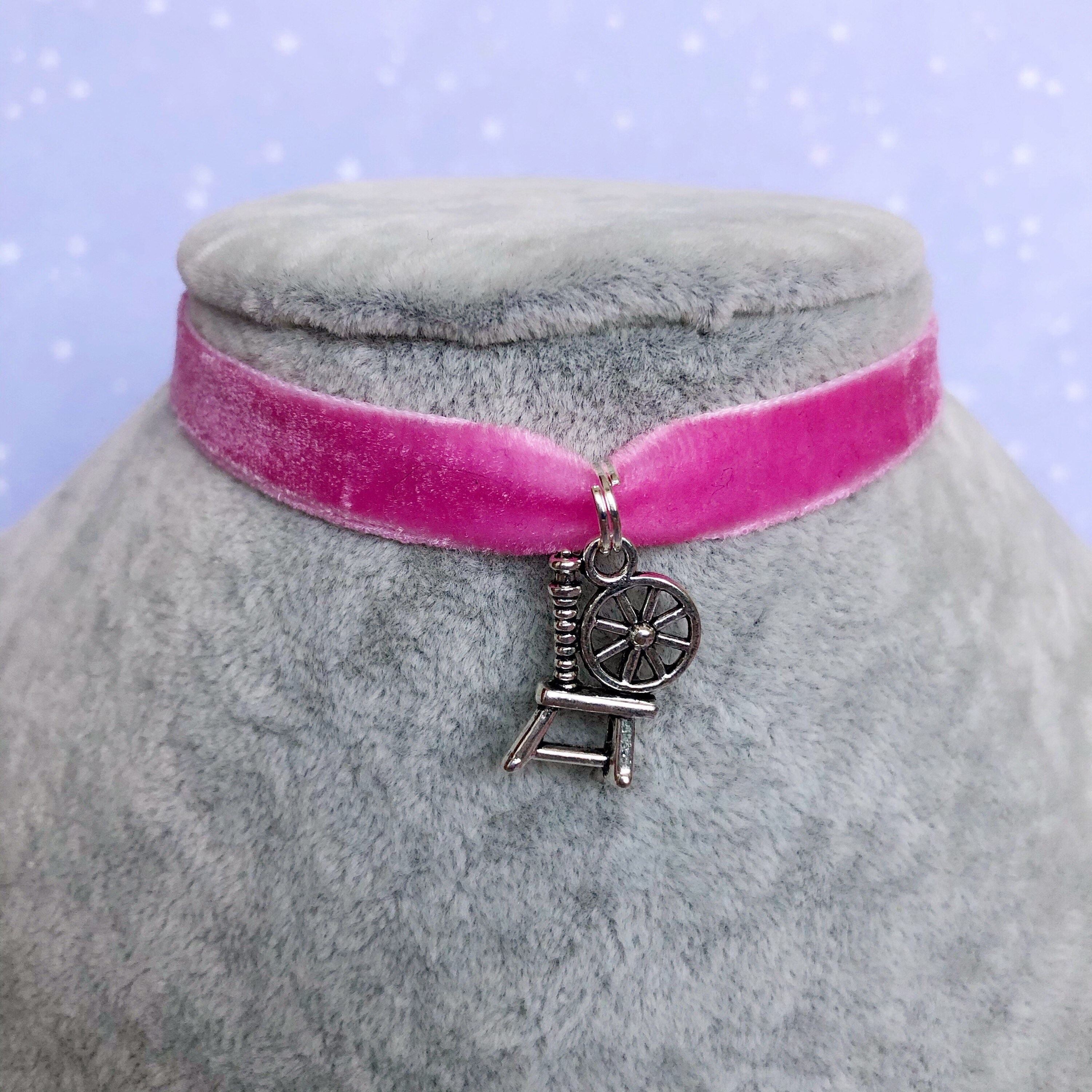 Sleeping Beauty Aurora Disney Princess Velvet Choker Necklace Disneybound