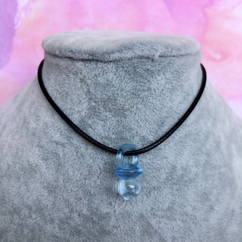 Retro 90s Rave EDM Mini Dummy Necklace EDC Black Cord Pendant Etsy.de