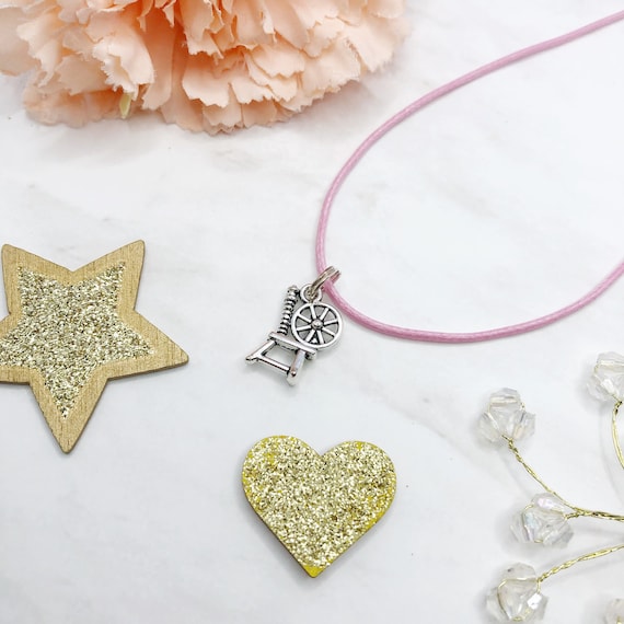 Sleeping Beauty Inspired Aurora Disney Princess Necklace Party Pendants