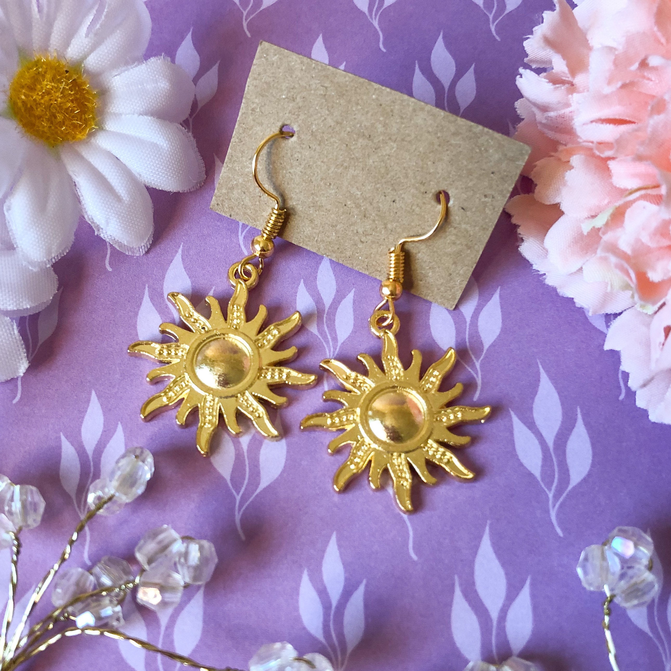 Rapunzel earrings deals