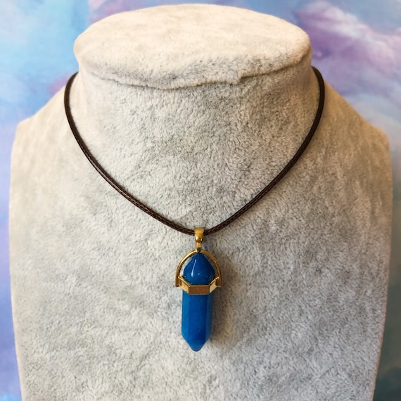 Disney Altlantis Kida of Inspired Blue Crystal Pendant Necklace