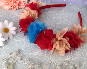 Moana Flower Crown Disney Princess Floral Headband