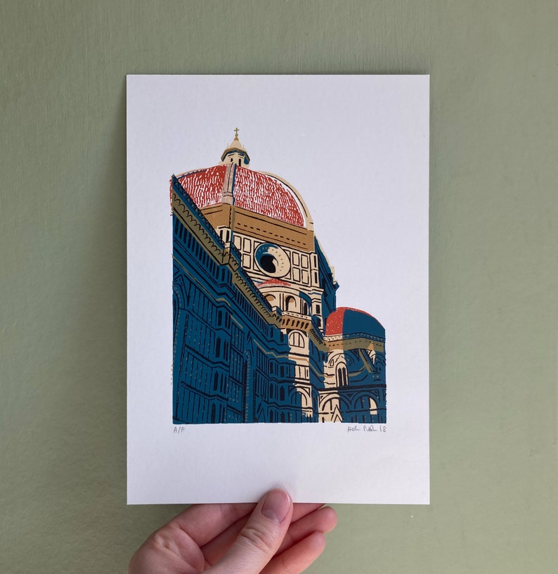 Florence Duomo Silkscreen Print image 1