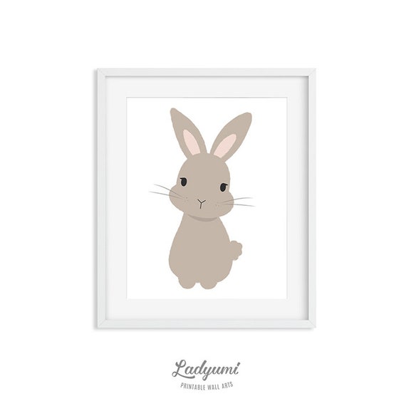 3 Cute Prints Rabbit Some Bunny Loves You Kawaii Nursery Wall Art Decor Pictures