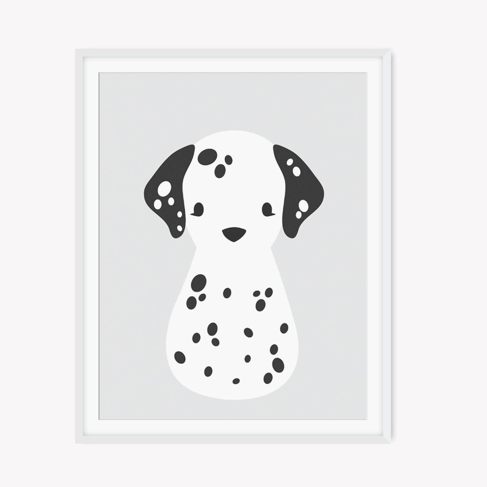 Dog Nursery Wall Art Dalmatian Nursery Print Printable Kids Etsy