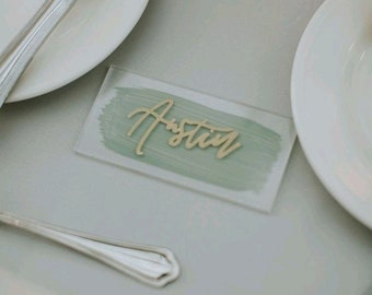 Acrylic Place Cards | Wedding Place Cards | Wedding Escort Cards