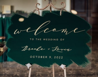 Wedding Welcome Signs, 24x36 Welcome Wedding Sign, Moody Wedding Signs