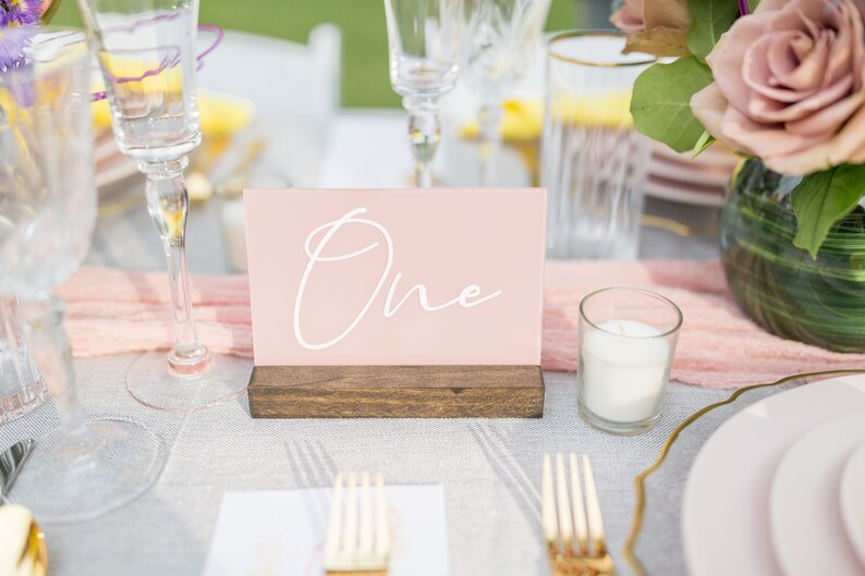 Painted Table Numbers Wedding Table Names Wedding Table Etsy