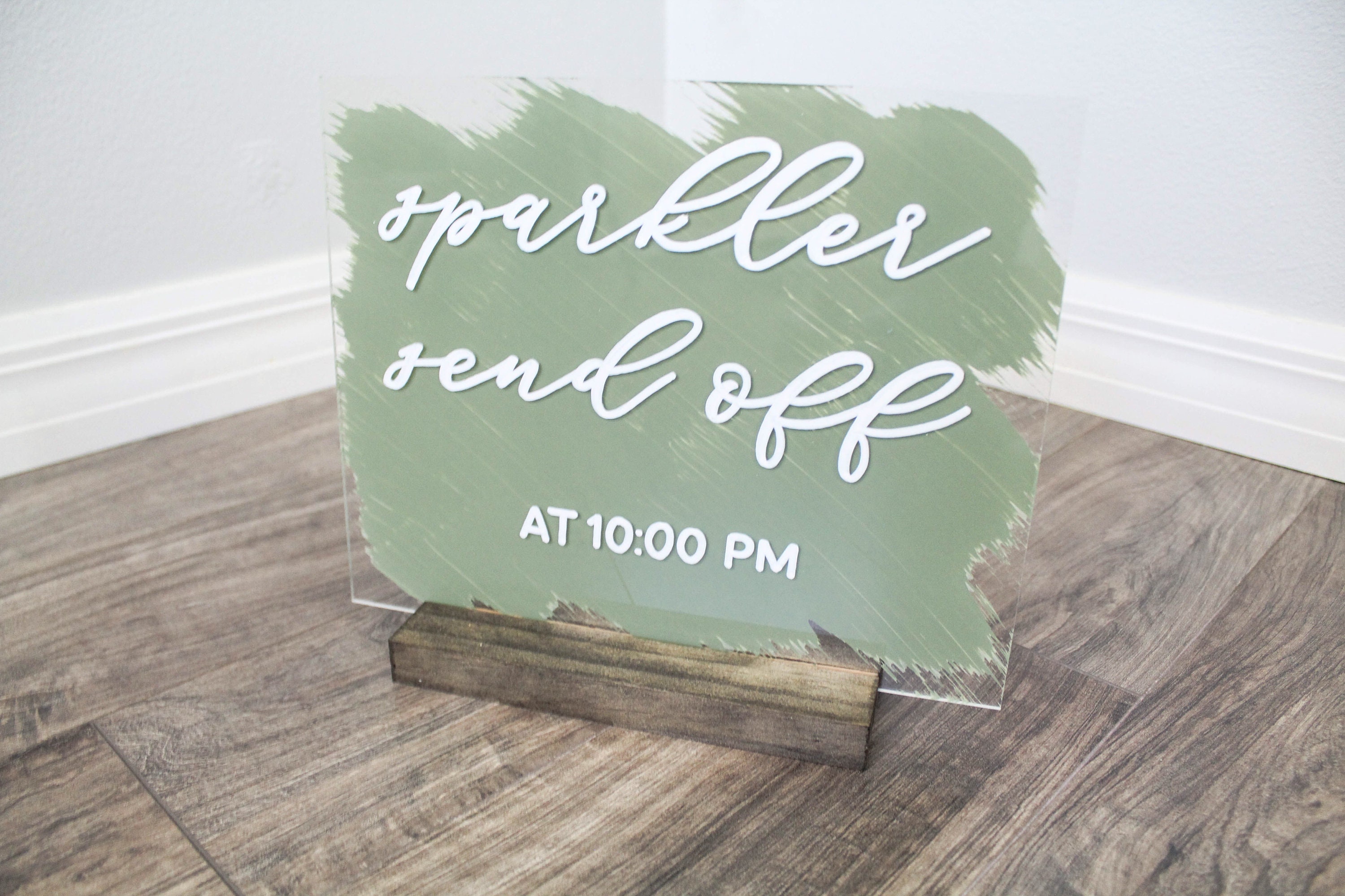 Sparkler Send Off Sign Wedding Sparkler Exit Wedding | Etsy