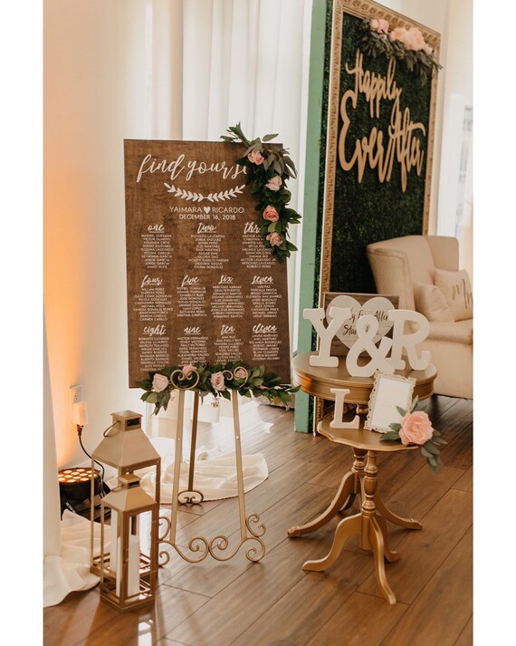 Rustic Wedding Seating Chart