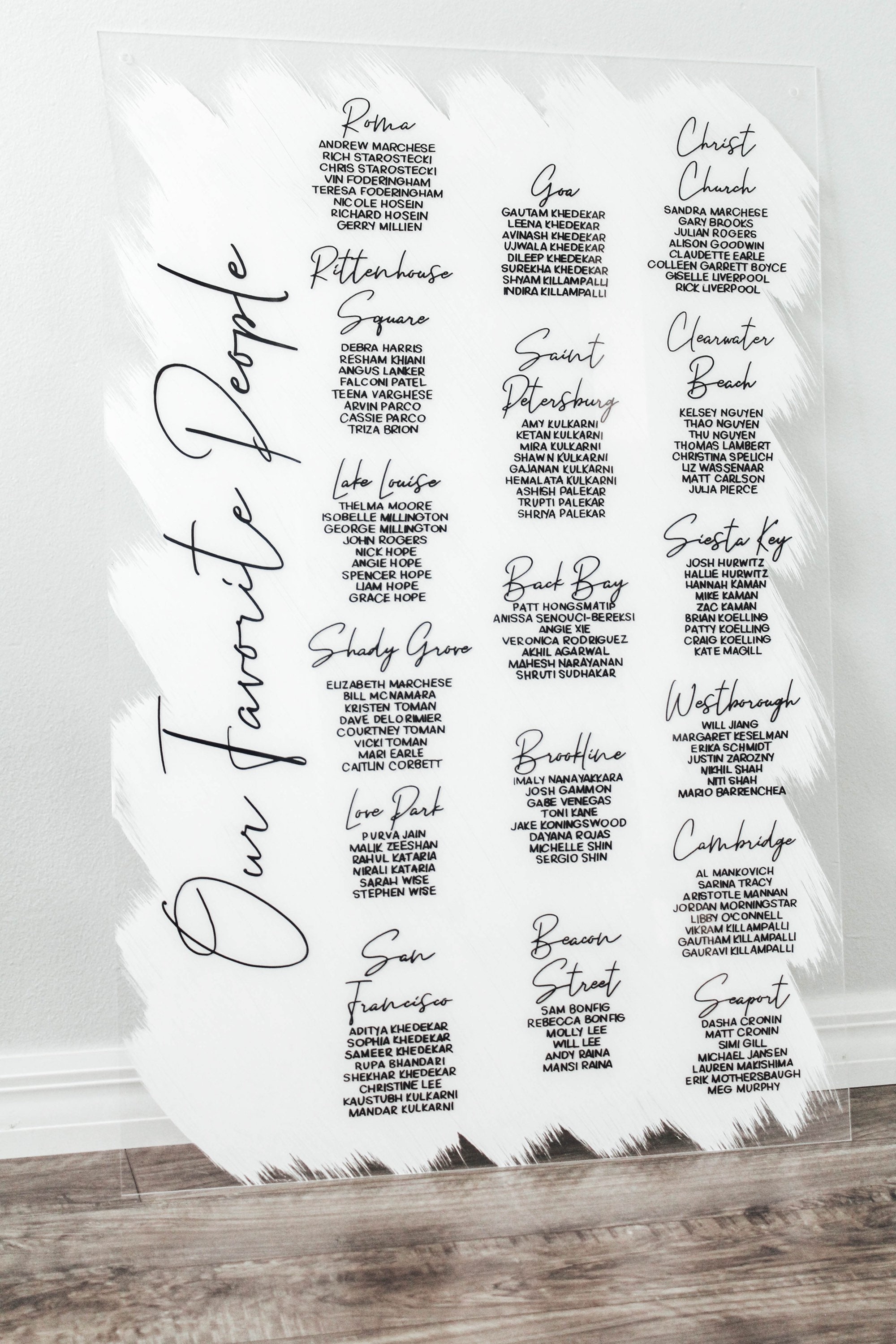 Acrylic Wedding Seating Chart Seating Chart Wedding Modern Acrylic Wedding  Signs Seating Chart Calligraphy Acrylic Sign -  Canada