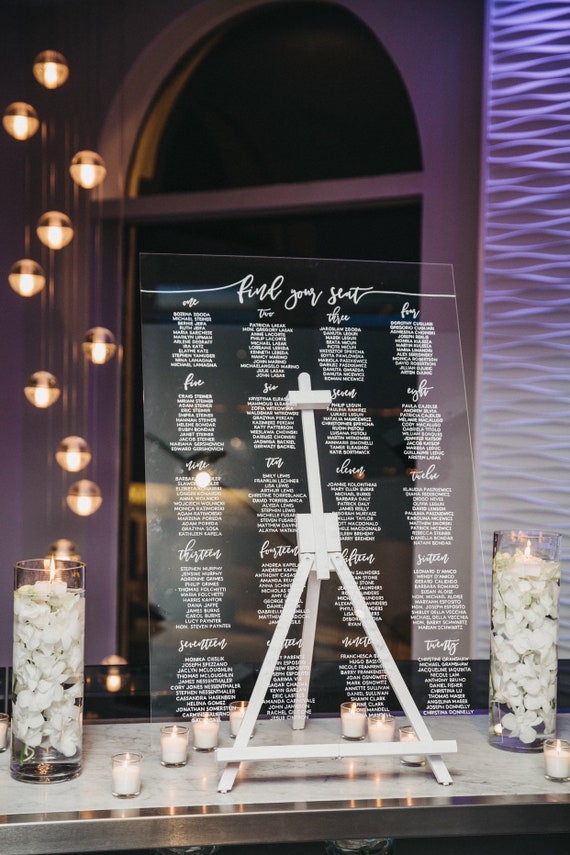 Seating Plan Wedding Seating Find Your Seat Sign Wedding Etsy