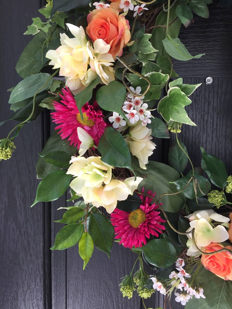 Summer Wreath Front Door Decor Spring Wreath Front Door Wreath