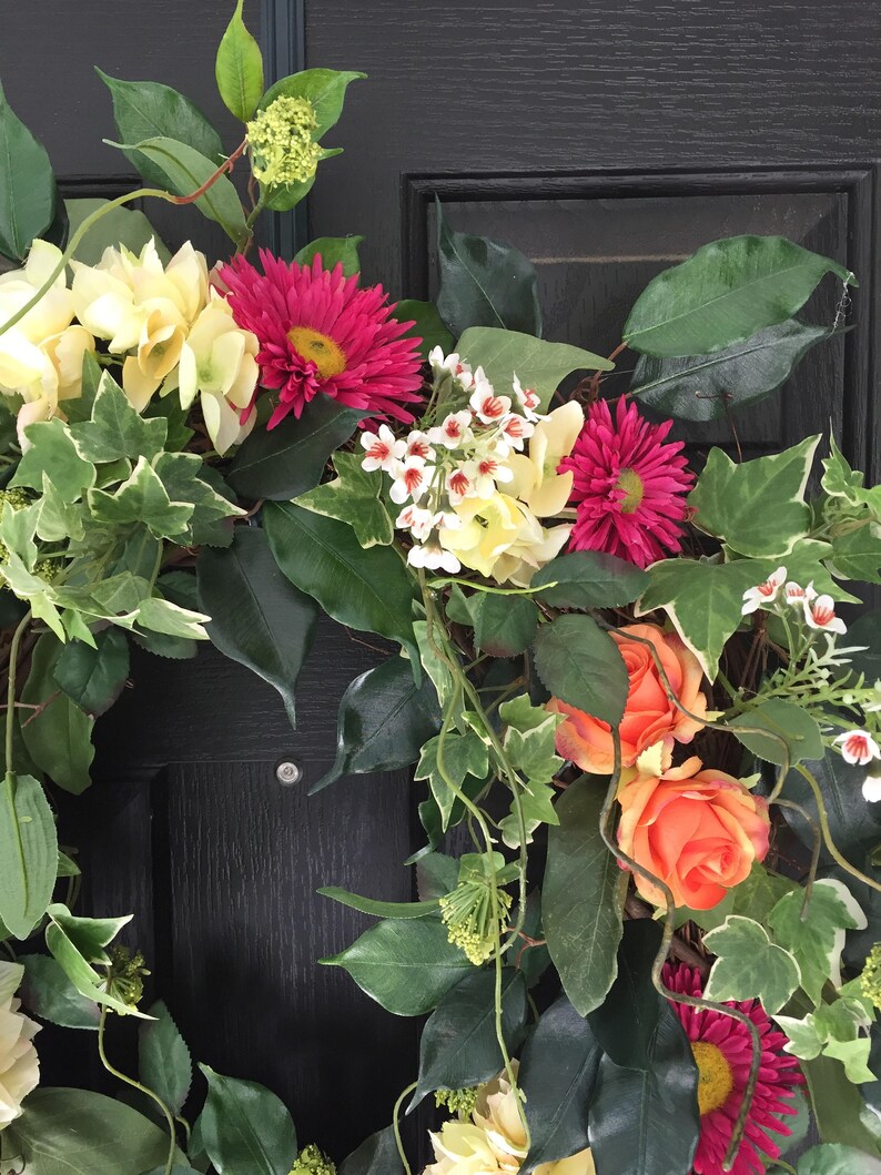 Summer Wreath Front Door Decor Spring Wreath Front Door Wreath