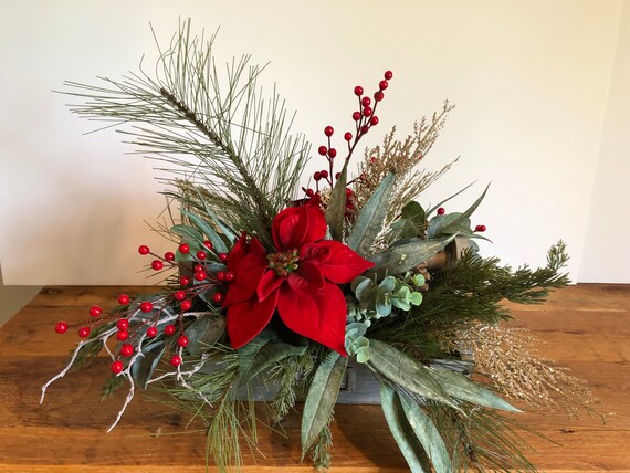 poinsettia floral arrangements