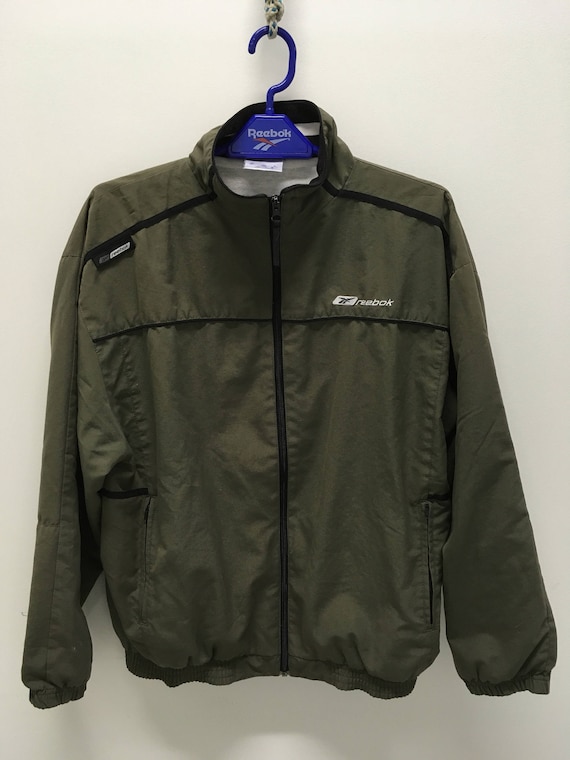 veste reebok vintage femme argent