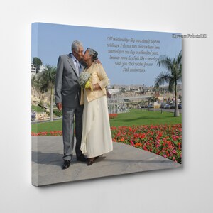 Weihnachts-Geschenk. Jahrestag Geschenk/Geburtstagsgeschenk. Leinwand-Wand-Dekor. Nachricht auf Leinwand. Songtext auf Leinwand. Gedicht auf Leinwand