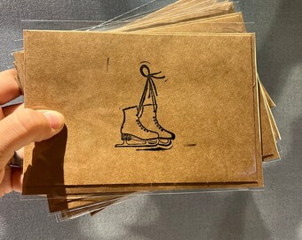 Ice Skating Card