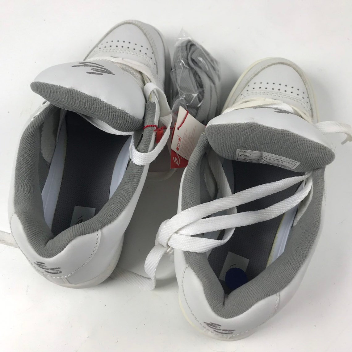 ES Accel skate shoes sz 7 white leather 2000s y2k | Etsy