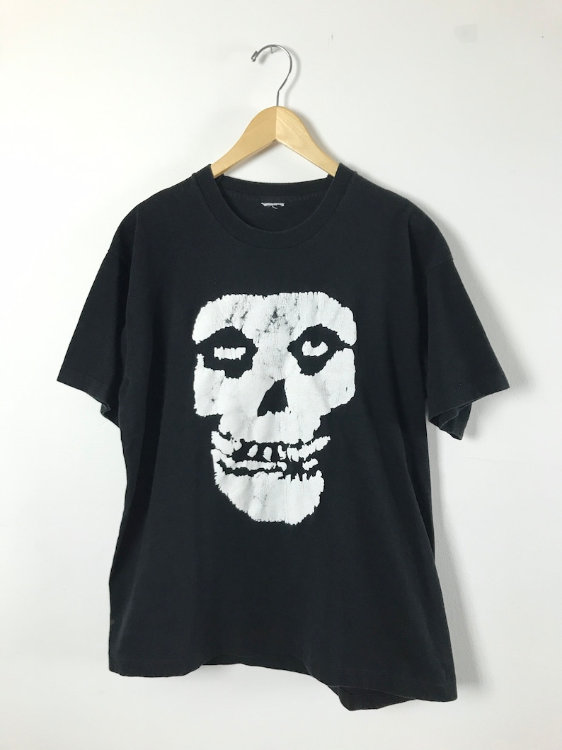 Vintage 90\u2019s Misfits Crimson Skull T shirt sz XL