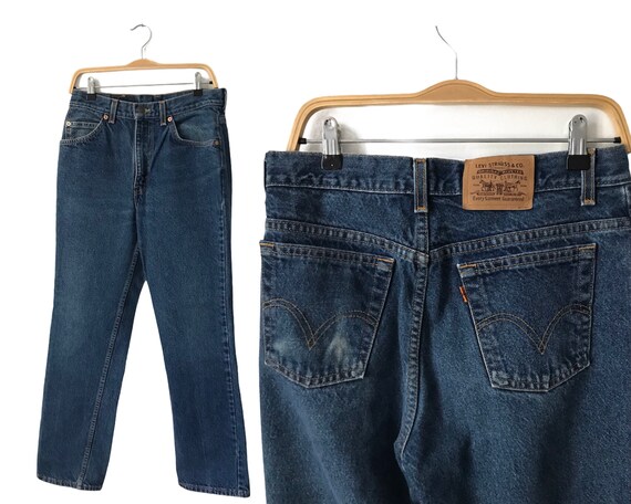 Vintage 90s Levis 506 Orange Tab Jeans 