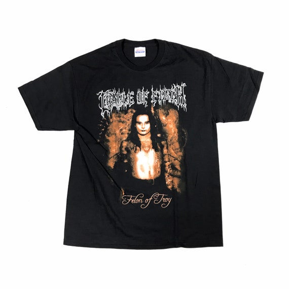 2005 Cradle of Filth Felony of Troy t shirt sz Lar