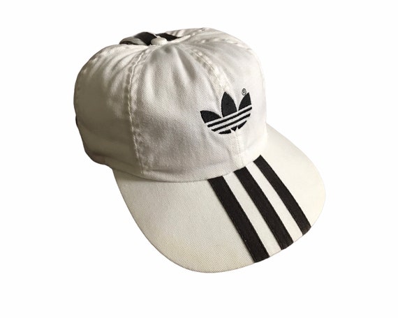 Vintage 90’s Adidas Trefoil 3 stripes snapback hat