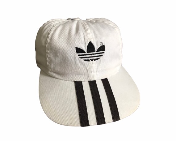 Vintage Adidas SnapBack hat trefoil 80’s rare