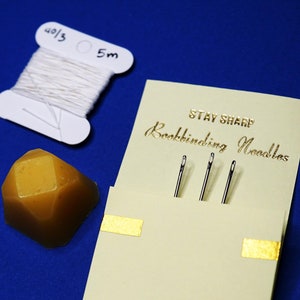 Bookbinding Sewing Set Needles and Linen Thread