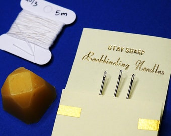 Bookbinding Sewing Set Needles and Linen Thread