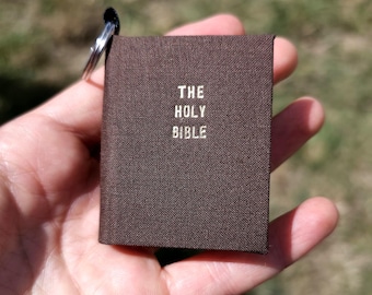 Mini Bible Keyring Notebook