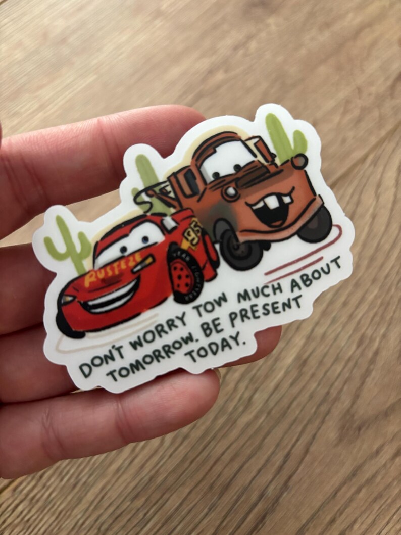 Cars CLEAR Sticker - Etsy