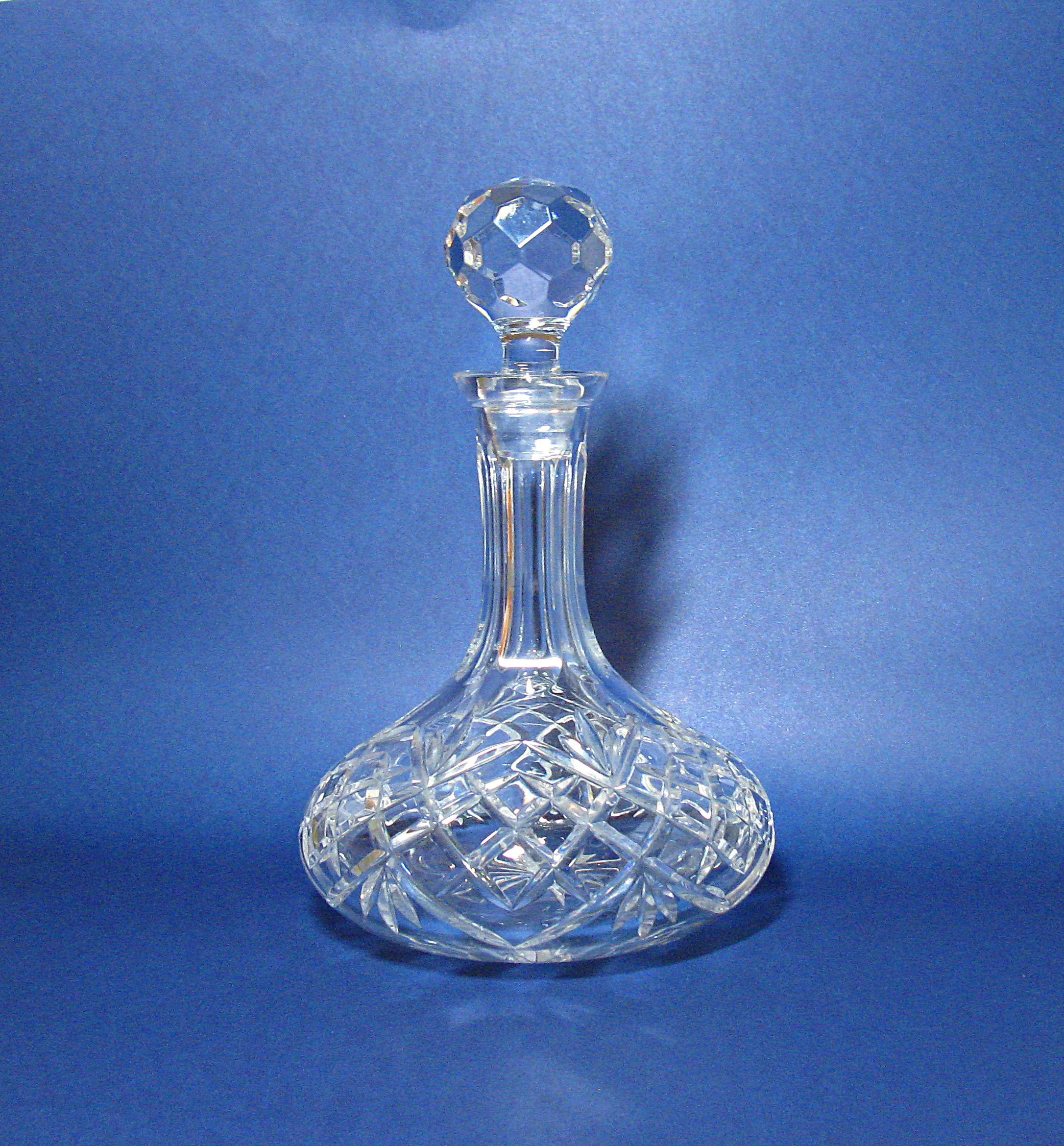 crystal decanter vintage