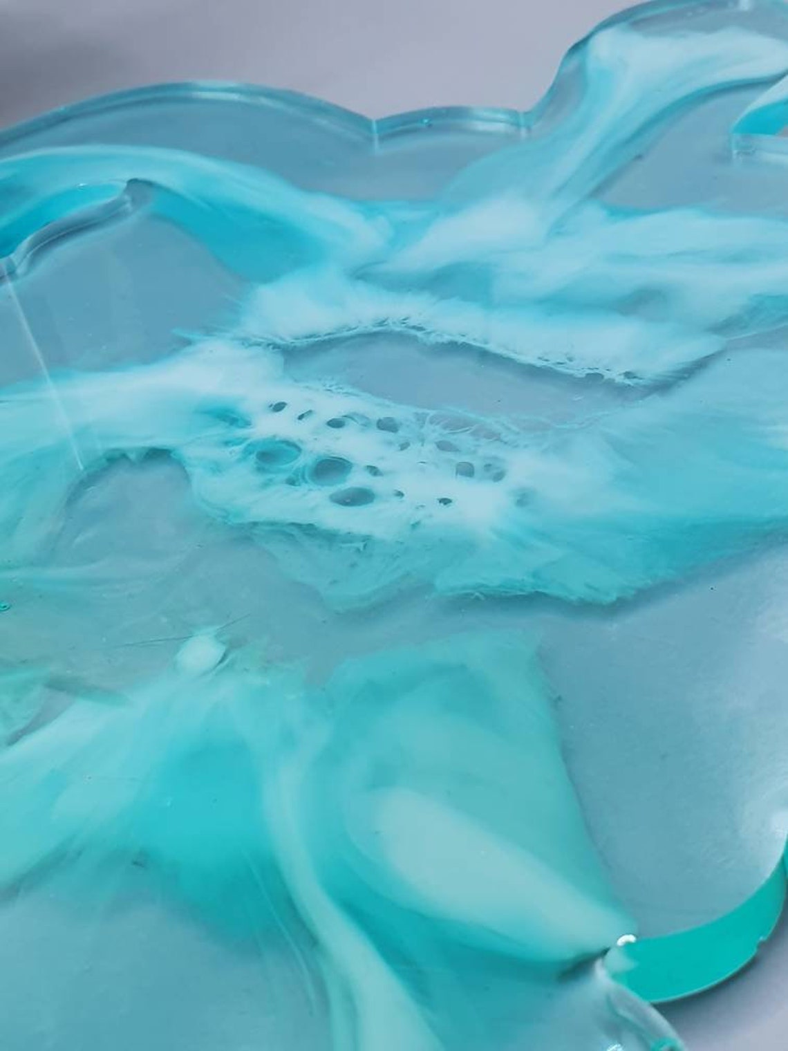 Gran baldosa decorativa de resina en forma de tortuga marina / | Etsy