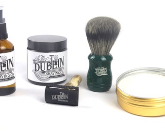 Il set di rasatura di Dublino Co Luxury Shaving Set - Groomsmen & Mens Gift Ideas