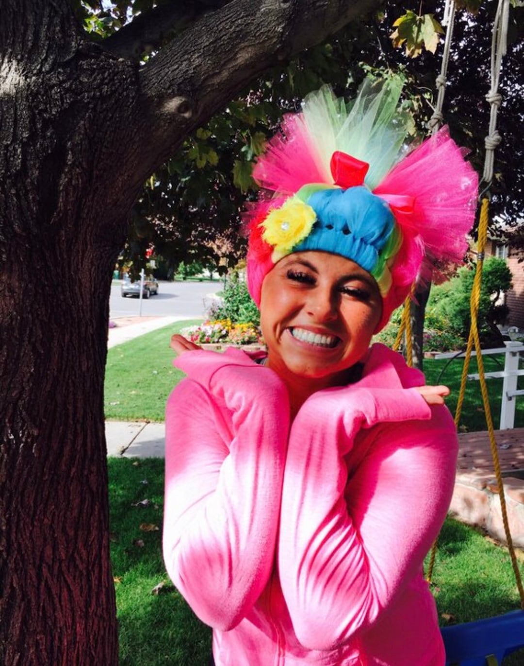 Pretty in Sparkles Inspired by TROLL Hair or Lady Glitter Sparkles Halloween Costume Size for