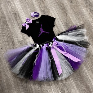 Sports Inspired Basketball Girls Michael Jordan Outfit TUTU Dress Set