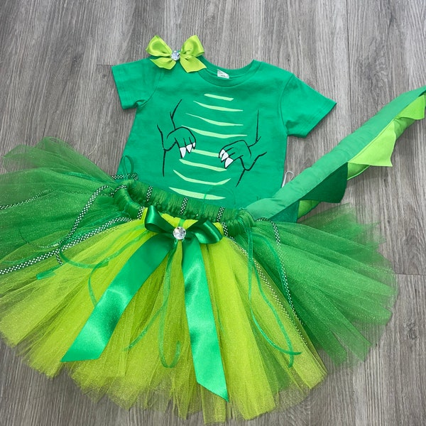 Inspired Disney Toy Story Girls at TRex Outfit Costume TUTU Dress Set